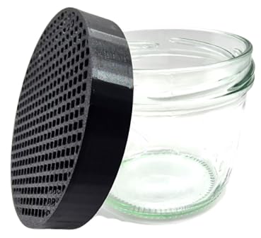 Laichfalle Set für Perlhuhnbärblinge und andere ablaichende kleine Fische/Glas + Aufsatz schwarz von Schmitt Aquaristik