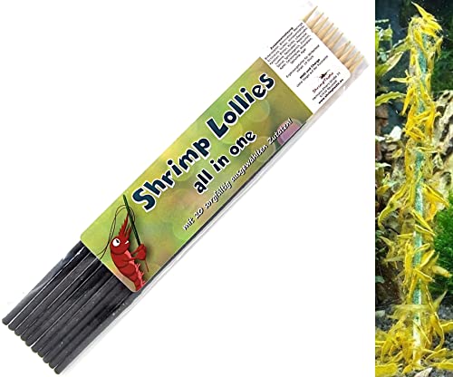 Schmitt Aquaristik Shrimp-Lollies All in One (10 Stück) Garnelen Lollies Futter Blütenpollen Sticks Futterstangen von Schmitt Aquaristik