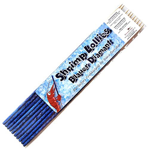 Shrimp-Lollies Blauer Diamant (10 Stück) / Garnelen Lollies Futter Mineralien Sticks Futterstangen von Schmitt Aquaristik