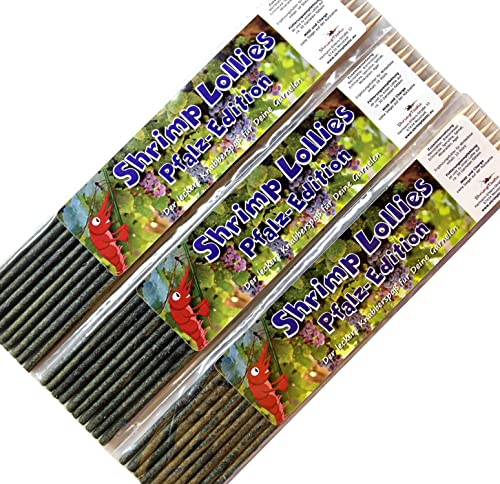 Shrimp-Lollies Pfalz-Edition (3x10 Stück) / Garnelen Lollies Futter Blütenpollen Sticks Futterstangen von Schmitt Aquaristik