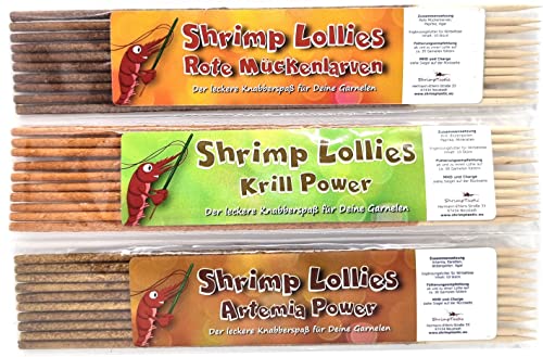 Shrimp Lollies Proteine Set / 3x10 Stück = 30 Stück/Garnelen Lutscher Stangen Energy Shrimp Lollies Proteine Set / 3x10 Stück = 30 Stück/Garnelen Lutscher Stangen Energy von Schmitt Aquaristik