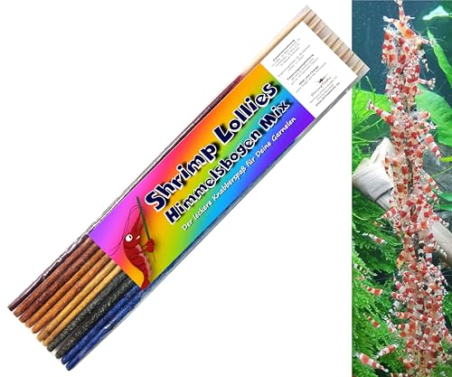 Shrimp Lollies Rainbow Mix/Futter Garnelen Lollies Lutscher Sticks Stangen von Schmitt Aquaristik