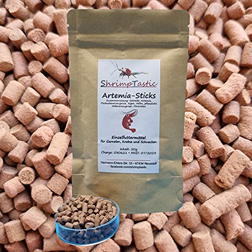 ShrimpTastic 50g Artemia Sticks/für Garnelen, Welse, Krebse, Schnecken/Futter ShrimpTastic 50g Artemia Sticks/für Garnelen, Welse, Krebse, Schnecken/Futter von Schmitt Aquaristik