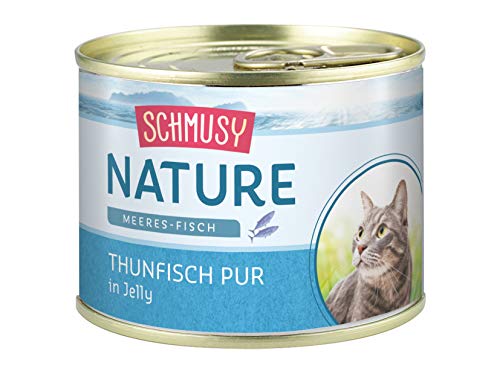 Schmusy Nature Meeres-Fisch Thunfisch Pur 12x185g von Schmusy