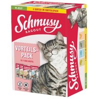 Schmusy Ragout Nassfutter Katze Vorteilspack in Gelee 12x100 g Schmusy Ragout Nassfutter Katze Vorteilspack in Gelee 12x100 g von Schmusy