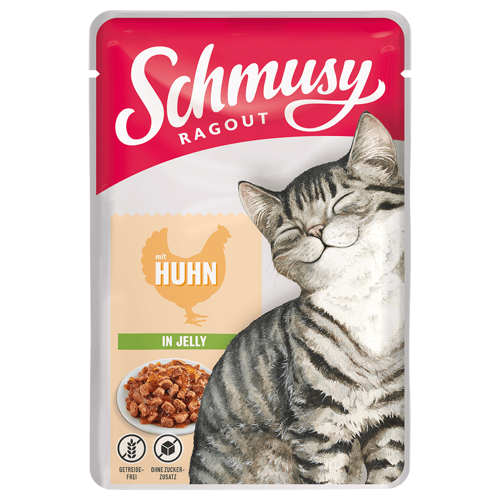 Schmusy Ragout in Jelly 22 x 100 g - Huhn Schmusy Ragout in Jelly 22 x 100 g - Huhn von Schmusy