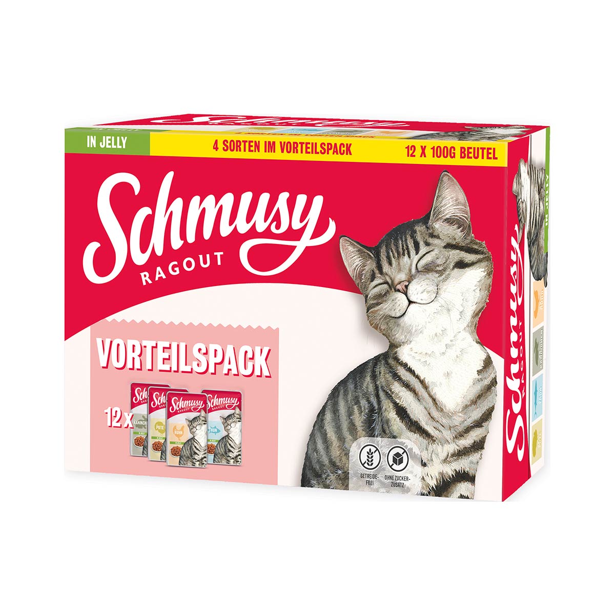 Schmusy Ragout in Jelly Vorteilspack 48x100g Schmusy Ragout in Jelly Vorteilspack 48x100g von Schmusy