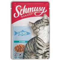 Schmusy Ragout in Sauce 22x100g Lachs von Schmusy