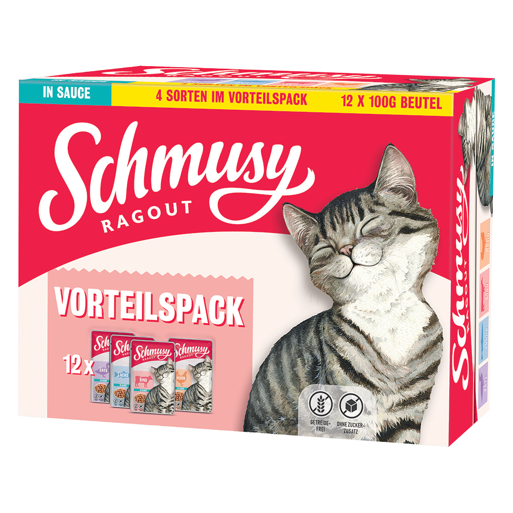 Schmusy Ragout in Sauce Mix Sparpaket: 48 x 100 g Schmusy Ragout in Sauce Mix Sparpaket: 48 x 100 g von Schmusy