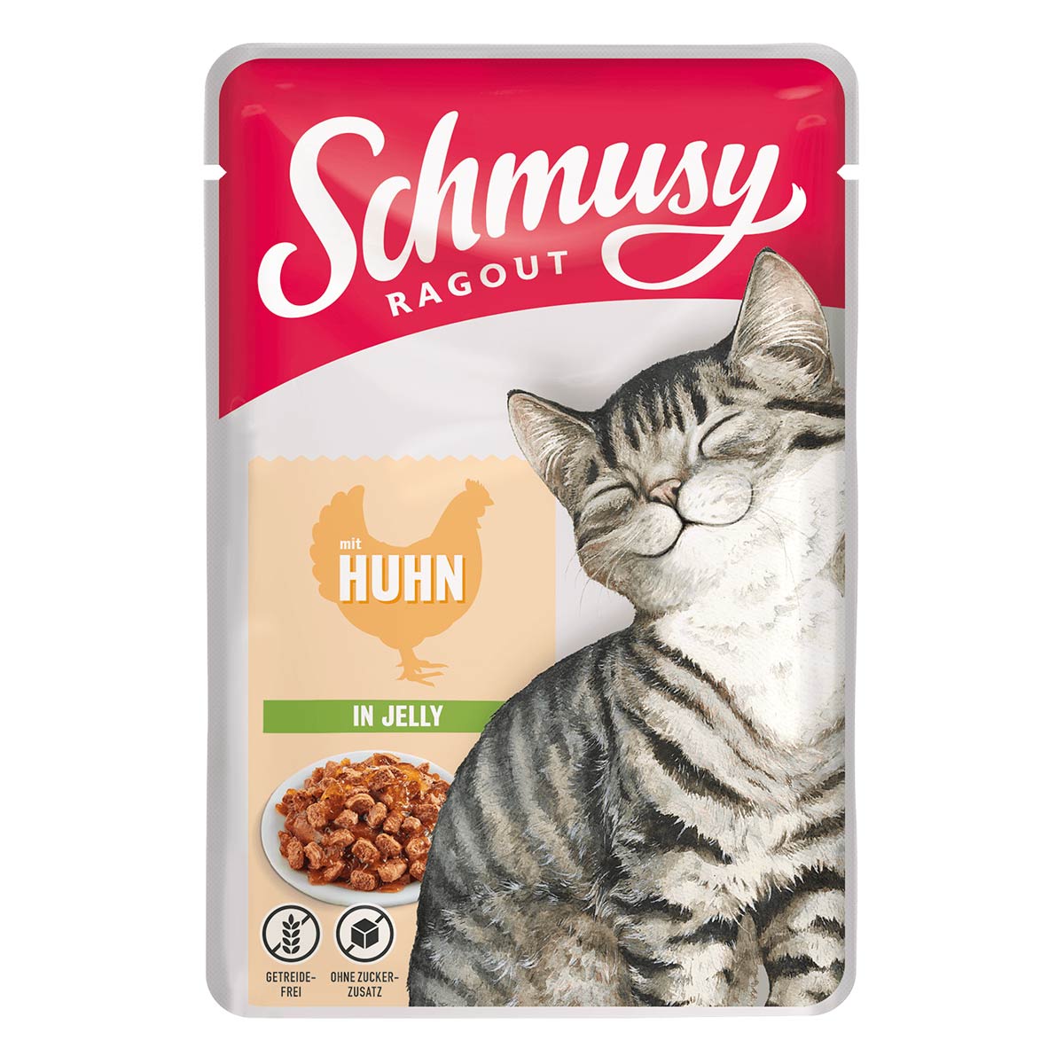 Schmusy Ragout mit Huhn in Jelly 22x100g Schmusy Ragout mit Huhn in Jelly 22x100g von Schmusy