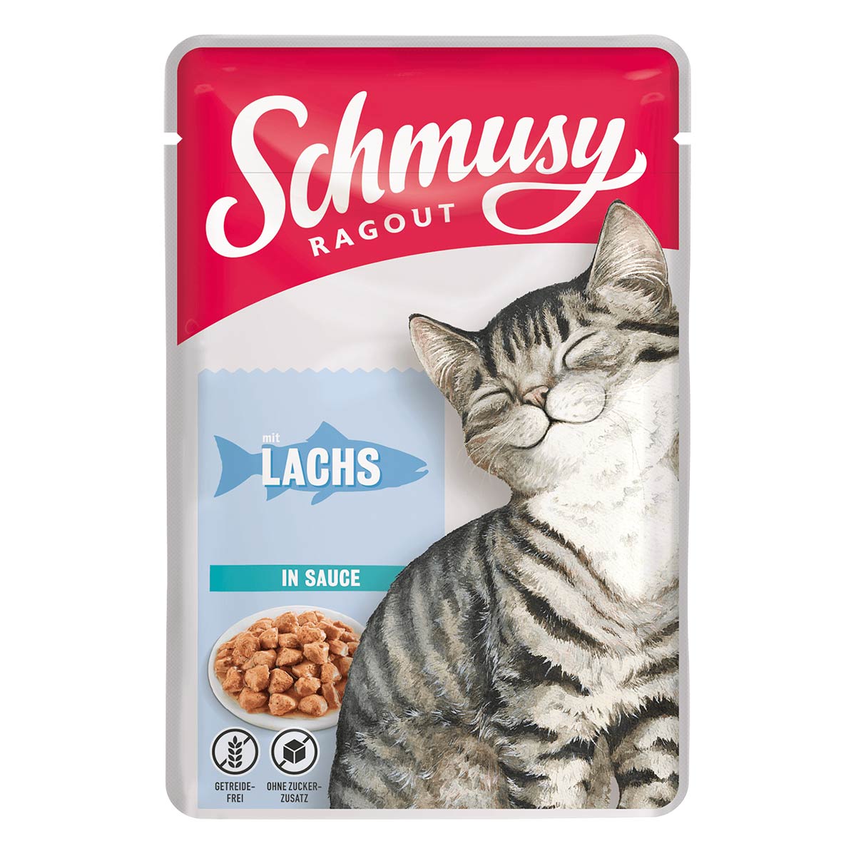 Schmusy Ragout mit Lachs in Sauce 22x100g von Schmusy