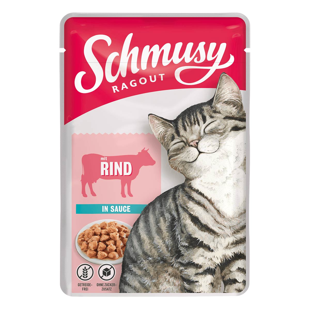 Schmusy Ragout mit Rind in Sauce 22x100g von Schmusy