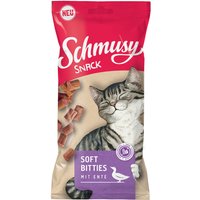 Schmusy Snack Soft Bitties - 12 x 60 g Ente von Schmusy