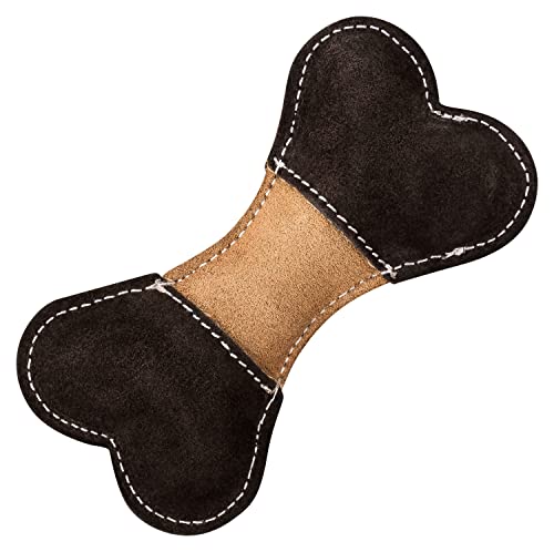 Schnüffelfreunde Hundespielzeug - Kauspielzeug Lucky - Kauknochen mit Quietscher - Spielzeug für Hunde aus Leder Schnüffelfreunde Hundespielzeug - Kauspielzeug Lucky - Kauknochen mit Quietscher - Spielzeug für Hunde aus Leder von Schnüffelfreunde