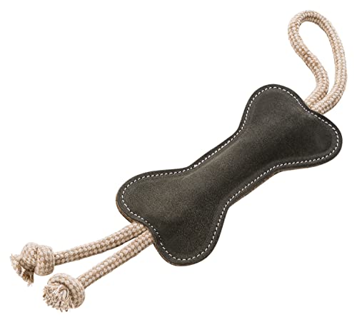 Schnüffelfreunde Hundespielzeug - Zerrspielzeug Gina - Hundeknochen mit Seil - Spielzeug für Hunde aus Leder Schnüffelfreunde Hundespielzeug - Zerrspielzeug Gina - Hundeknochen mit Seil - Spielzeug für Hunde aus Leder von Schnüffelfreunde