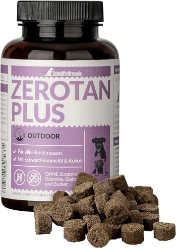 Schnüffelfreunde Zerotan Plus I Mit Schwarzkümmelöl und Kokosöl - Snack für Hunde (150g - ca. 180 Stück) von Schnüffelfreunde