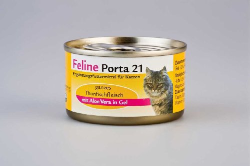 Porta21 Thunfischfleisch | 24x156g Katzennassfutter von Schulze
