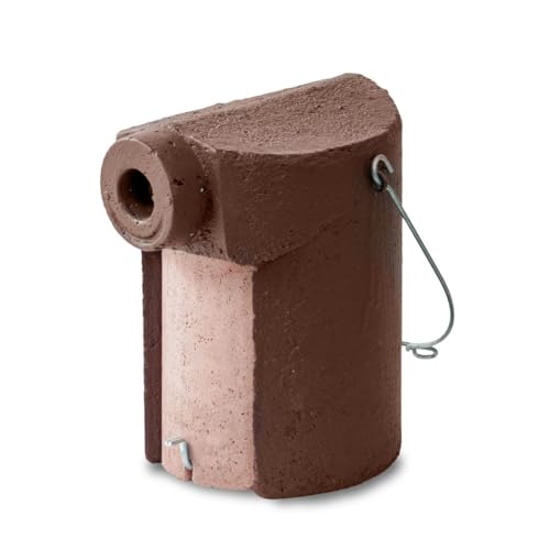 Naturschutzprodukt Nisthöhle Typ 3SV Flugloch 34 mm mit Marderschutz in braun von Schwegler