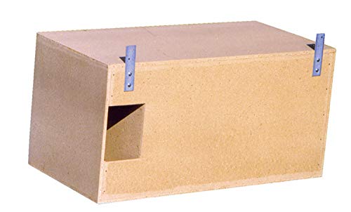 Naturschutzprodukt Schleiereule Nistkasten Nisthöhle Eulenkasten Schleiereulenkasten Typ 23 Fluglochweite 14cm x 19 cm aus Holzbeton Höhe 50 cm von Schwegler