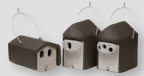 Schwegler Naturschutzprodukt Set II Garten räubersicher 3 Nisthöhlen Nistkasten Vogelhaus für Gartenvögel Vögel Schwegler Naturschutzprodukt Set II Garten räubersicher 3 Nisthöhlen Nistkasten Vogelhaus für Gartenvögel Vögel von Schwegler