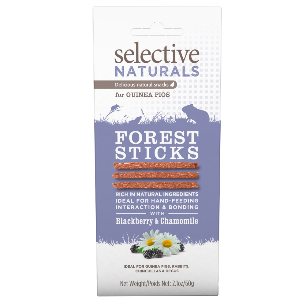 Selective Naturals Forest Sticks für Meerschweinchen - 60 g Selective Naturals Forest Sticks für Meerschweinchen - 60 g von Science Selective