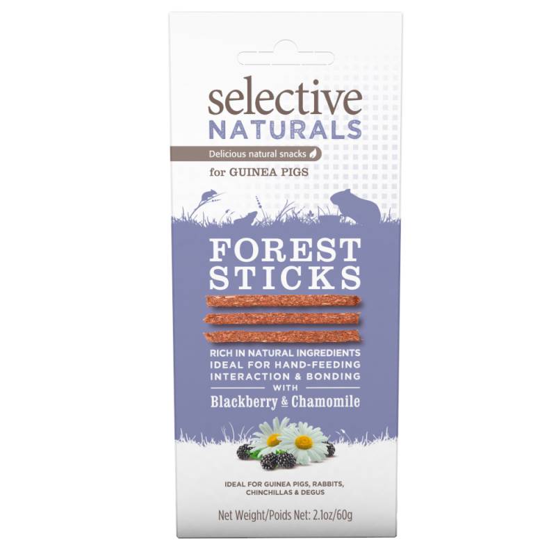 Selective Naturals Forest Sticks für Meerschweinchen - 60 g Selective Naturals Forest Sticks für Meerschweinchen - 60 g von Science Selective