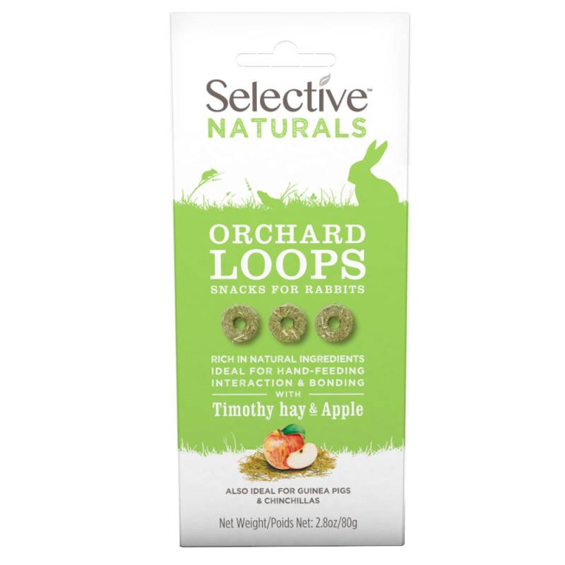 Selective Naturals Orchard Loops für Kaninchen - 80 g von Science Selective