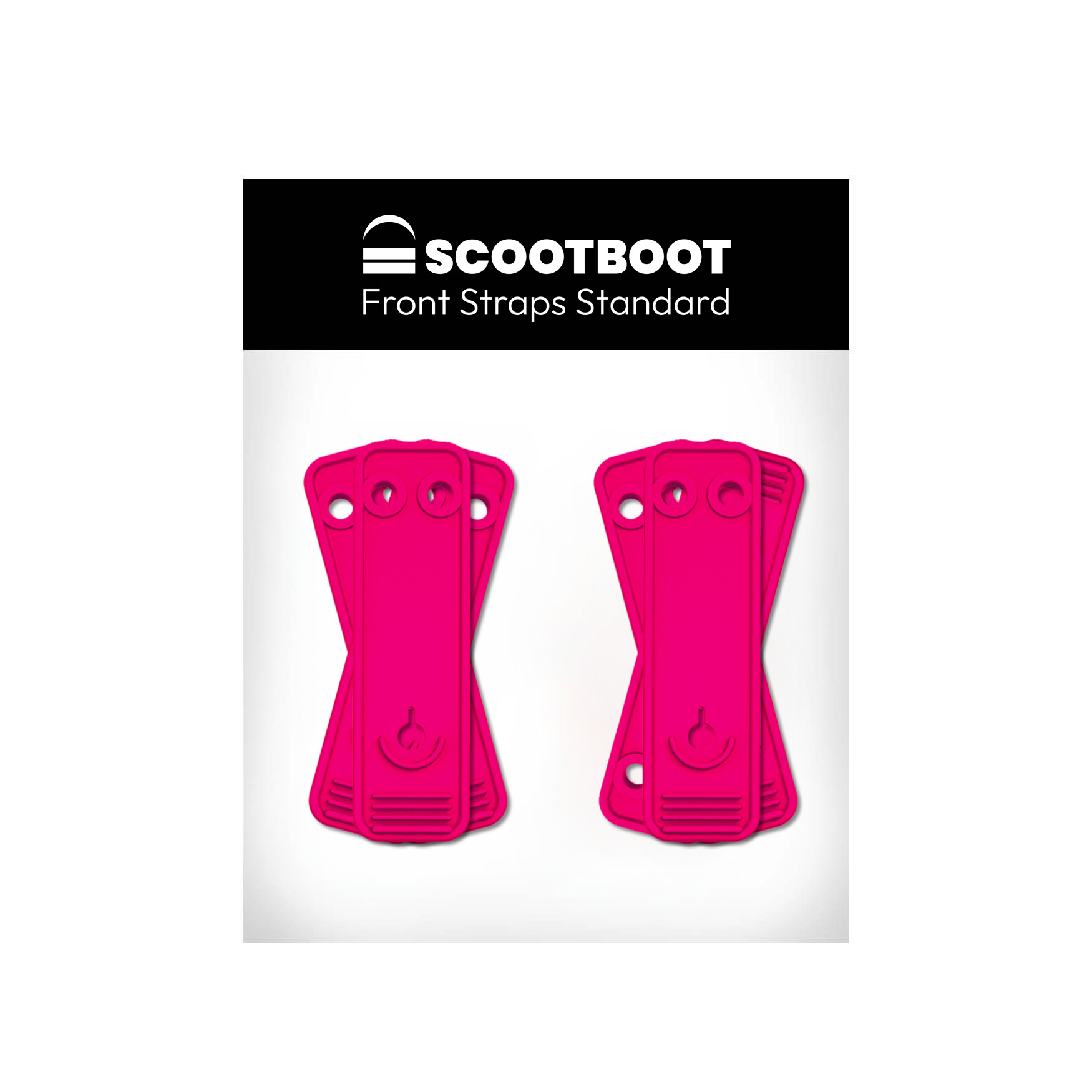 Scootboot Front Straps Standard Fuchsia, Gr. Standard Scootboot Front Straps Standard Fuchsia, Gr. Standard von Scootboot
