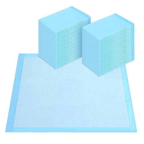 FluffyDream Trainingsunterlage für Hunde und Welpen, 40-Stück 60X60cm Puppy Pads, Welpenunterlagen, Auslaufsicheres 5-Lagiges Design mit Schnell Trocknender Oberfläche, Mittelgroß, Blau FluffyDream Trainingsunterlage für Hunde und Welpen, 40-Stück 60X60cm Puppy Pads, Welpenunterlagen, Auslaufsicheres 5-Lagiges Design mit Schnell Trocknender Oberfläche, Mittelgroß, Blau von FluffyDream