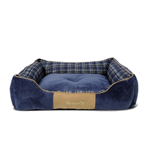 Scruffs Highland Box Bed - Blau - XL von Scruffs