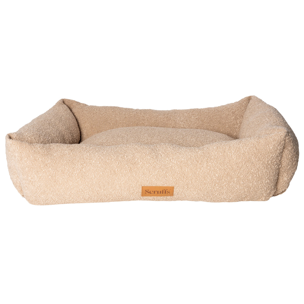 Scruffs Hundebett Boucle desert tan, Gr. M, Außenmaße: ca. 60 x 50 cm von Scruffs