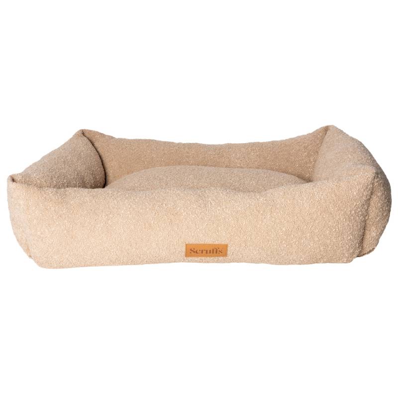 Scruffs Hundebett Boucle desert tan, Gr. XL, Außenmaße: ca. 90 x 70 cm von Scruffs