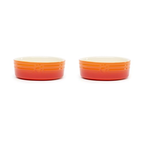 Scruffs Ombre 2-teiliges Keramik-Hundenapf-Set – Orange, 13 cm Scruffs Ombre 2-teiliges Keramik-Hundenapf-Set – Orange, 13 cm von Scruffs