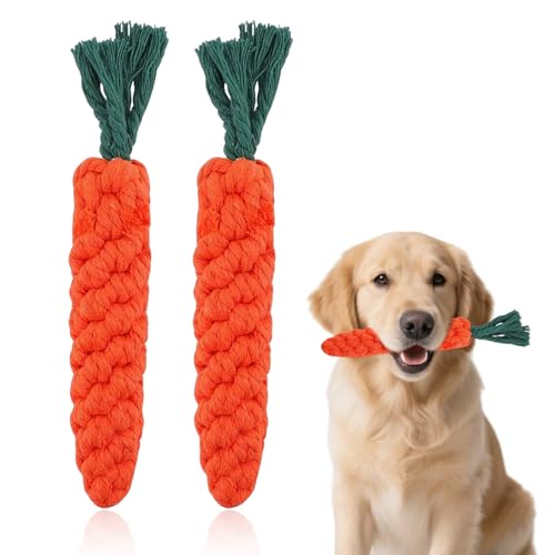 Sdhgerh 2 Stück Hundespielzeug Karotte, Welpenspielzeug aus Geflochten Seil Hundespielzeug Karotten Kauspielzeug für Welpen Interaktives Spielzeug Hund Welpenspielzeug für Kleine Mittelgroße Welpen Sdhgerh 2 Stück Hundespielzeug Karotte, Welpenspielzeug aus Geflochten Seil Hundespielzeug Karotten Kauspielzeug für Welpen Interaktives Spielzeug Hund Welpenspielzeug für Kleine Mittelgroße Welpen von Sdhgerh