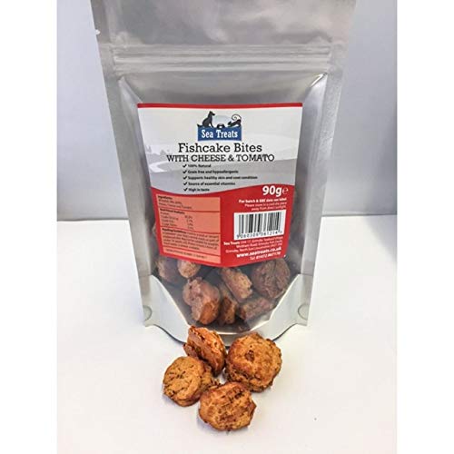 Sea Treats Fishcake Bites Hundeleckerlis Käse und Tomate, 90 g Sea Treats Fishcake Bites Hundeleckerlis Käse und Tomate, 90 g von Sea Treats