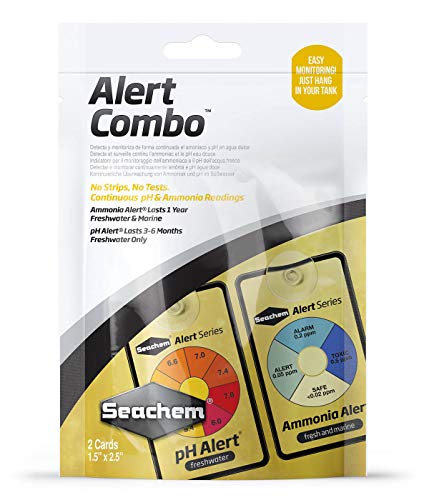 Seachem Combo-Alarm Überwacht Kontinuierlich Ammoniak und pH-Wert in Süßwasser, Hält 1 Jahr, 28658, 2 Count (Pack of 1) von Seachem