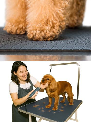 Seagull Mehrzweck Fellpflegematte Hund & Katzen 60×90 cm | Anti Rutsch Matte wasserdicht, weich & rutschfest | Hundebadematte & Anti Ermüdungsmatte für Pflege, Tierarzt & Salon, Anthrazit Seagull Mehrzweck Fellpflegematte Hund & Katzen 60×90 cm | Anti Rutsch Matte wasserdicht, weich & rutschfest | Hundebadematte & Anti Ermüdungsmatte für Pflege, Tierarzt & Salon, Anthrazit von Seagull