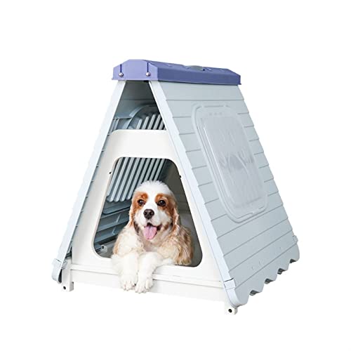 Hundehütte, wasserdicht, belüftet, für Haustiere, Welpen, Hundehütte, Hundehütte mit Lüftungsschlitzen, große Kiste für jedes Wetter, perfekt von Seamue