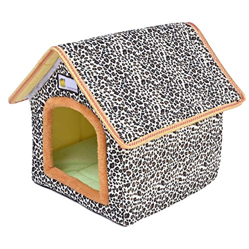 Seasaleshop Katzenhaus Katzenhöhle Für Katzen Winterfest | Wasserdicht Wetterfester Hautier Haus Für Draußen | Weich Und Warm Faltbare Katzenhütte Für Hund Katze von Seasaleshop