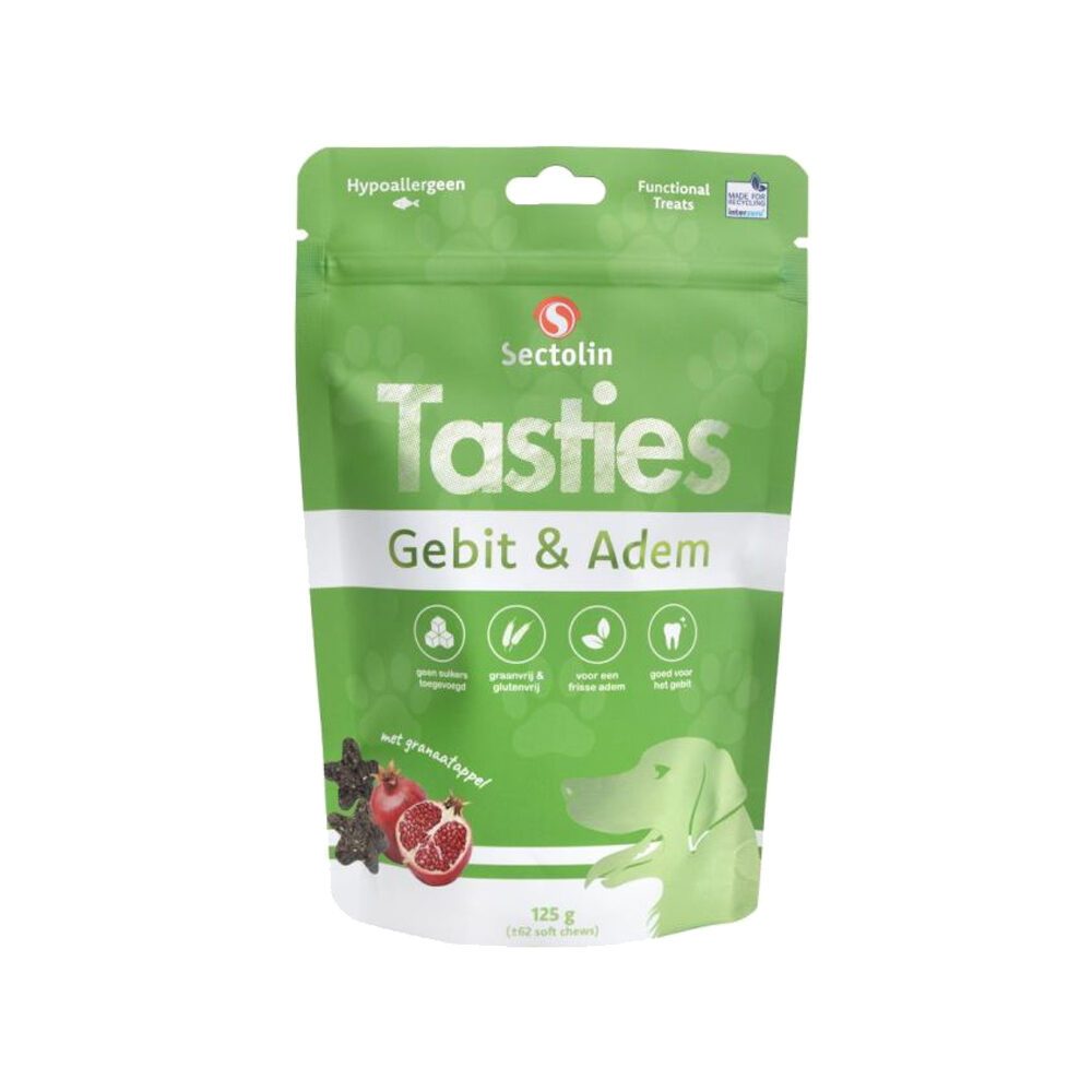 Sectolin Tasties Zähne & Atem Hund - 125 g Sectolin Tasties Zähne & Atem Hund - 125 g von Sectolin