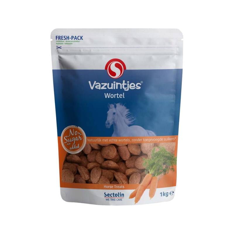 Vazuintjes Karotte - Pferdeleckerlis - 1 kg von Sectolin