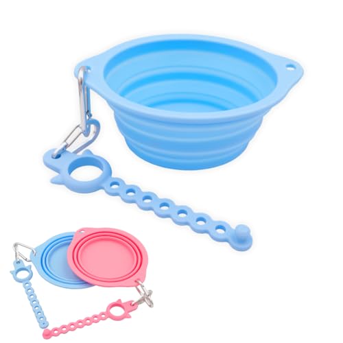 Faltbarer Hundenapf für Reisen, tragbarer Wassernapf für Hunde, Haustiere, faltbar, für Reisen, Camping, 800 ml, inklusive Karabiner und Wasserflaschenhalter, Blau Faltbarer Hundenapf für Reisen, tragbarer Wassernapf für Hunde, Haustiere, faltbar, für Reisen, Camping, 800 ml, inklusive Karabiner und Wasserflaschenhalter, Blau von See Syde