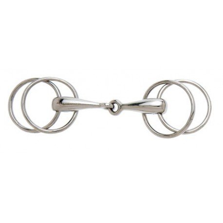 Filet Sefton Doppelring, Dicke 21 mm, Maße: 12,5 cm Filet Sefton Doppelring, Dicke 21 mm, Maße: 12,5 cm von Sefton
