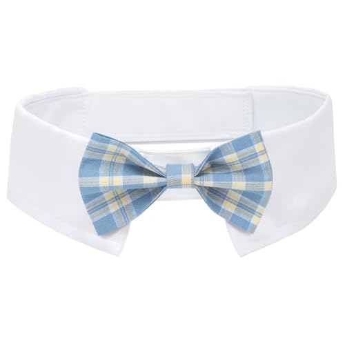 Segarty Hundefliege, verstellbar, blau, kariert, Fliege für extra große Hunde, Smoking, bequeme Baumwolle, für Jungen, Haustiere, Pflegezubehör für formelle Hochzeit, Urlaub, Geburtstag, Party, Blau Segarty Hundefliege, verstellbar, blau, kariert, Fliege für extra große Hunde, Smoking, bequeme Baumwolle, für Jungen, Haustiere, Pflegezubehör für formelle Hochzeit, Urlaub, Geburtstag, Party, Blau von Segarty