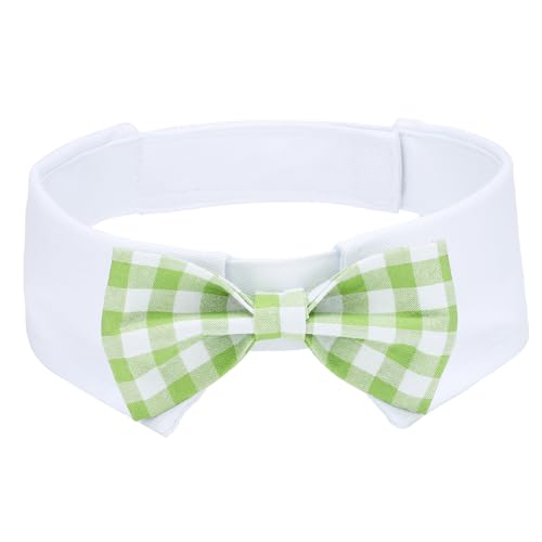Segarty Hundefliege, verstellbar, grün, kariert, für extra große Hunde, Haustierhalsband, Smoking, bequeme Baumwolle, für Jungen, Haustiere, Pflegezubehör für formelle Hochzeit, Urlaub, Geburtstag Segarty Hundefliege, verstellbar, grün, kariert, für extra große Hunde, Haustierhalsband, Smoking, bequeme Baumwolle, für Jungen, Haustiere, Pflegezubehör für formelle Hochzeit, Urlaub, Geburtstag von Segarty