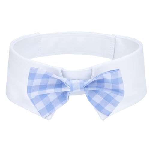 Segarty Hundefliege, verstellbar, hellblau, kariert, Fliege für extra große Hunde, Haustierhalsband, Smoking, bequeme Baumwolle, für Jungen, Haustiere, Pflegezubehör für formelle Hochzeit, Urlaub Segarty Hundefliege, verstellbar, hellblau, kariert, Fliege für extra große Hunde, Haustierhalsband, Smoking, bequeme Baumwolle, für Jungen, Haustiere, Pflegezubehör für formelle Hochzeit, Urlaub von Segarty