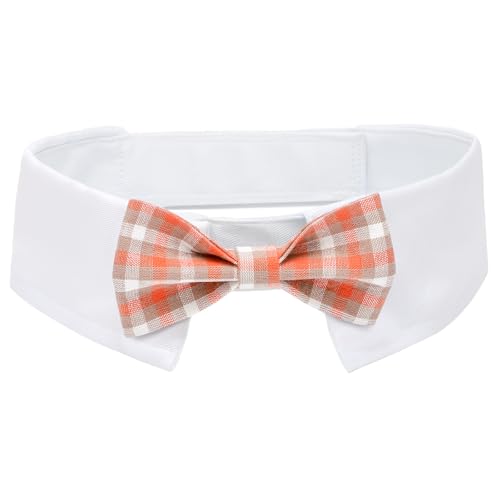 Segarty Hundefliege, verstellbar, orangefarbenes Karomuster, Fliege für extra große Hunde, Smoking, bequeme Baumwolle, für Jungen, Haustiere, Pflegezubehör für formelle Hochzeit, Urlaub, Geburtstag Segarty Hundefliege, verstellbar, orangefarbenes Karomuster, Fliege für extra große Hunde, Smoking, bequeme Baumwolle, für Jungen, Haustiere, Pflegezubehör für formelle Hochzeit, Urlaub, Geburtstag von Segarty