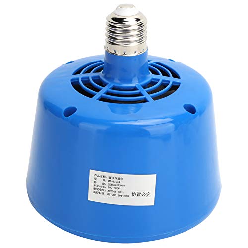Ferkelwärmelampe 220 V 100-300W Hühnerheizung Heizbirne Livestock-Accessoire Blau von Segrehy