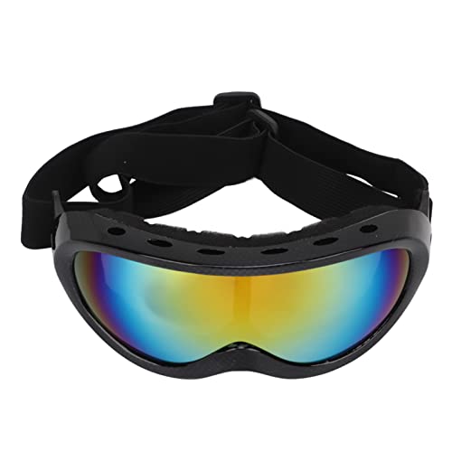 Haustierbrillen UV -Schutz Katzenhund Sonnenbrille elastischer Schlangenhaut Rahmen rote Linse Outdoor von Segrehy
