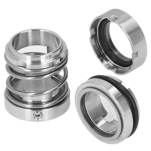 Segrehy Gleitringdichtungen, Pumpendichtungen, Wasserpumpendichtungen, langlebige, korrosionsbeständige Hartmetall-Dichtungsteile für die Wasserpumpenwelle 11230, 2 Ringe, 1 Feder Segrehy Gleitringdichtungen, Pumpendichtungen, Wasserpumpendichtungen, langlebige, korrosionsbeständige Hartmetall-Dichtungsteile für die Wasserpumpenwelle 11230, 2 Ringe, 1 Feder von Segrehy